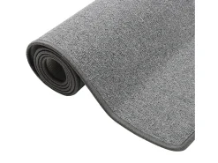 Clicnbuy Alfombra De Pasillo^Alfombra de pasillo oscuro 80x250 cm Gris