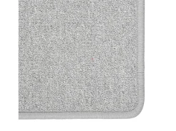 Alfombra de pasillo gris claro 50x150 cm