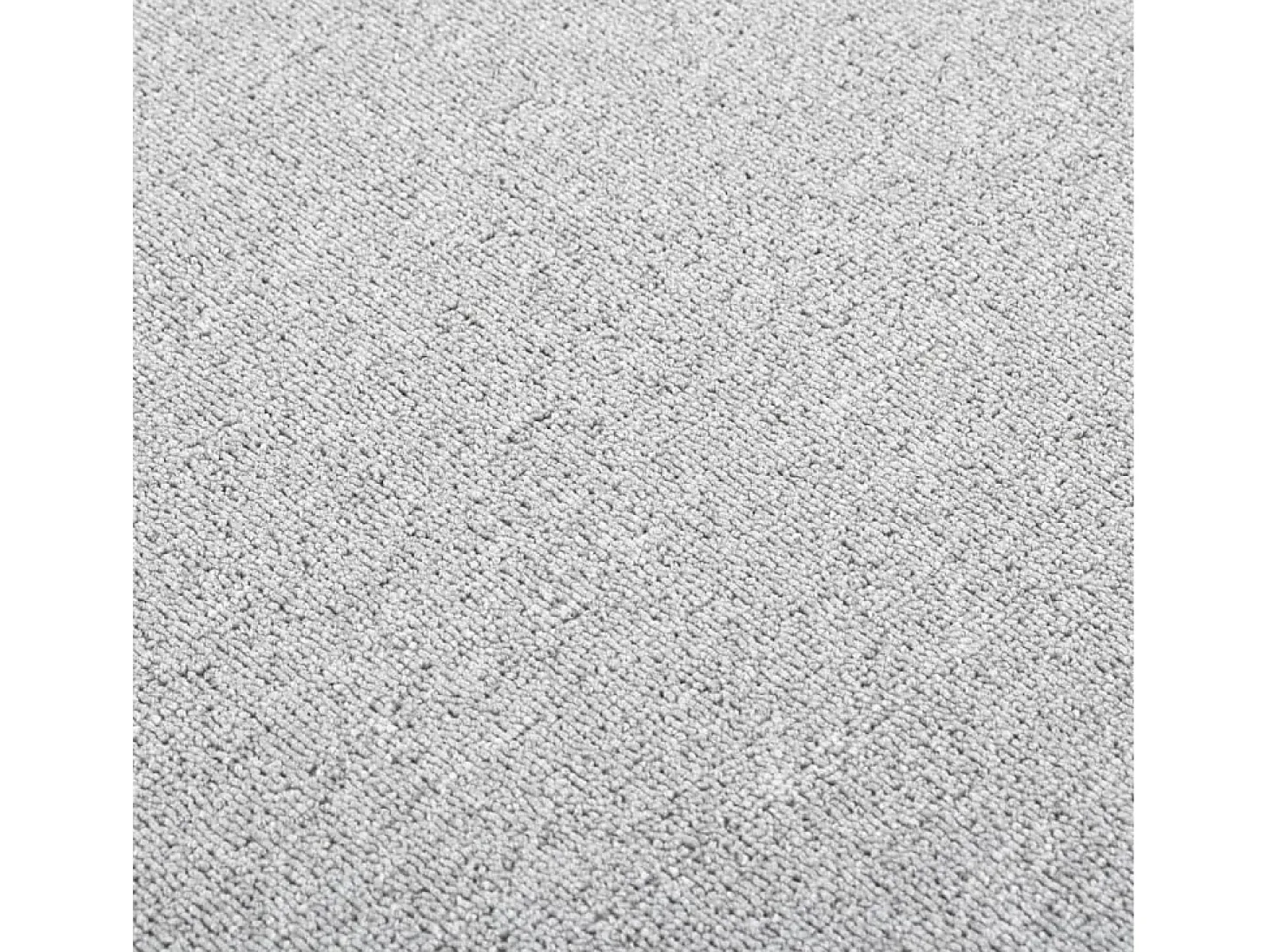 Alfombra de pasillo gris claro 50x150 cm