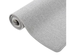 Alfombra de pasillo gris claro 50x150 cm
