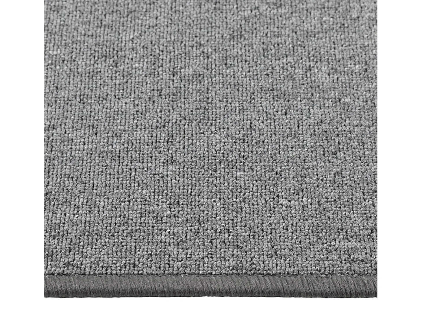 Alfombra de pasillo gris oscuro 80x400 cm