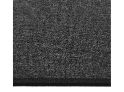 Alfombra de pasillo gris antracita 50x200 cm ES375193