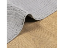 Sale Alfombra de pelo corto IZA estilo escandinavo 140x200 cm Gris