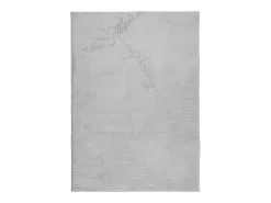 Alfombra de pelo corto IZA estilo escandinavo gris 240x340 cm