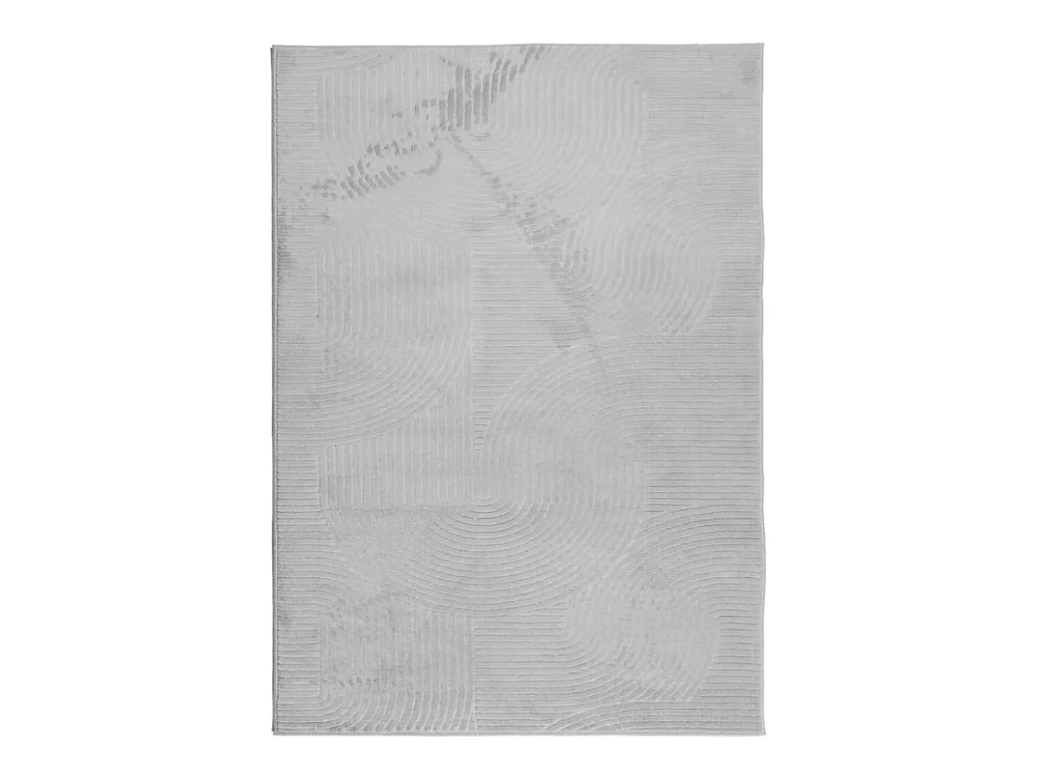 Alfombra de pelo corto IZA estilo escandinavo gris 240x340 cm