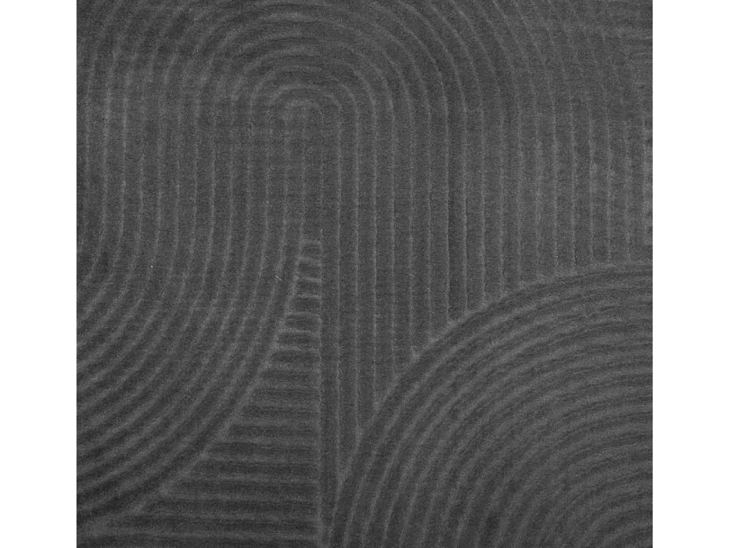 Clicnbuy Alfombra Redonda^Alfombra de pelo corto look escandinavo IZA antracita Ø 160 cm Gris antracita