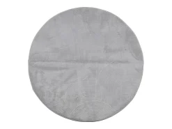 Hot Clicnbuy Alfombra de pelo corto look escandinavo IZA Ø 100 cm Gris