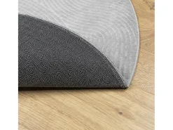 Hot Clicnbuy Alfombra de pelo corto look escandinavo IZA Ø 100 cm Gris