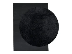Alfombra de pelo corto OVIEDO negra 240x340 cm