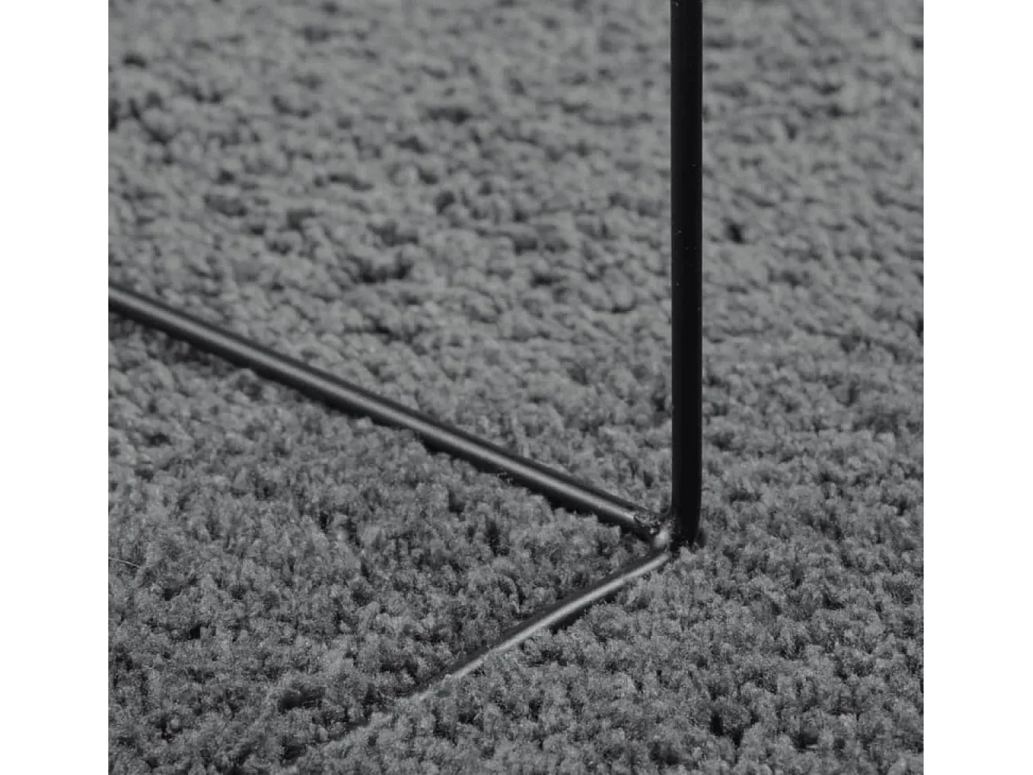 Discount Alfombra de pelo corto OVIEDO antracita 200x280 cm Gris