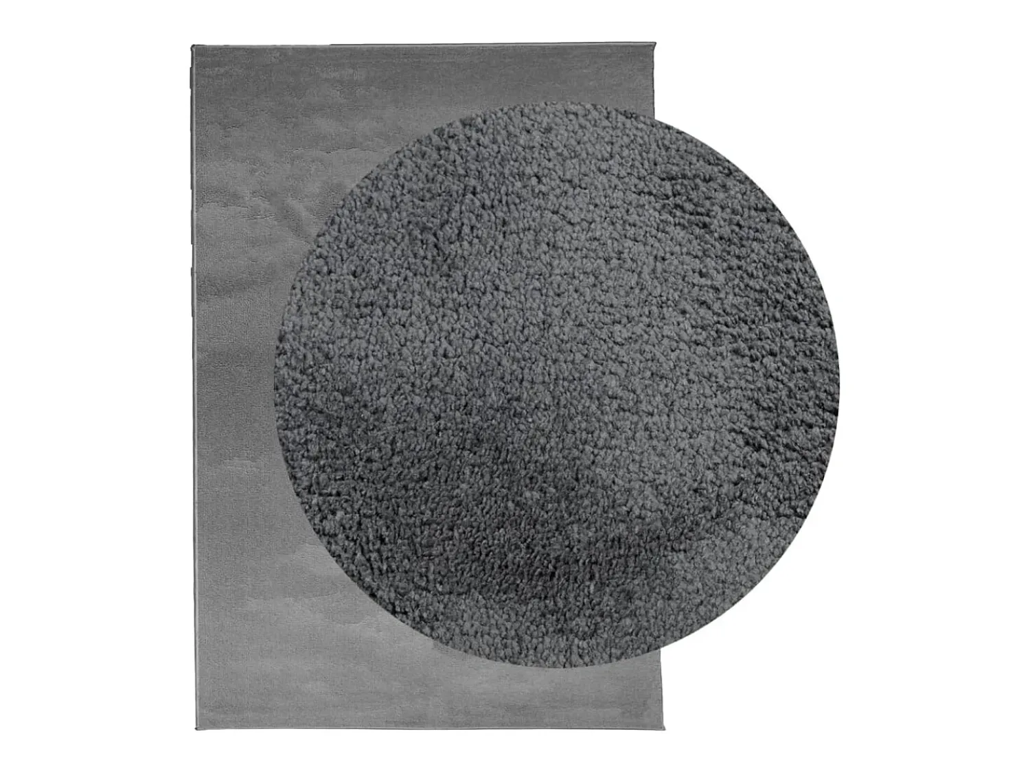 Discount Alfombra de pelo corto OVIEDO antracita 200x280 cm Gris