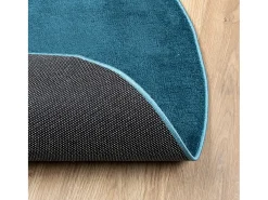 Discount Clicnbuy Alfombra de pelo corto OVIEDO turquesa Ø 160 cm Azul