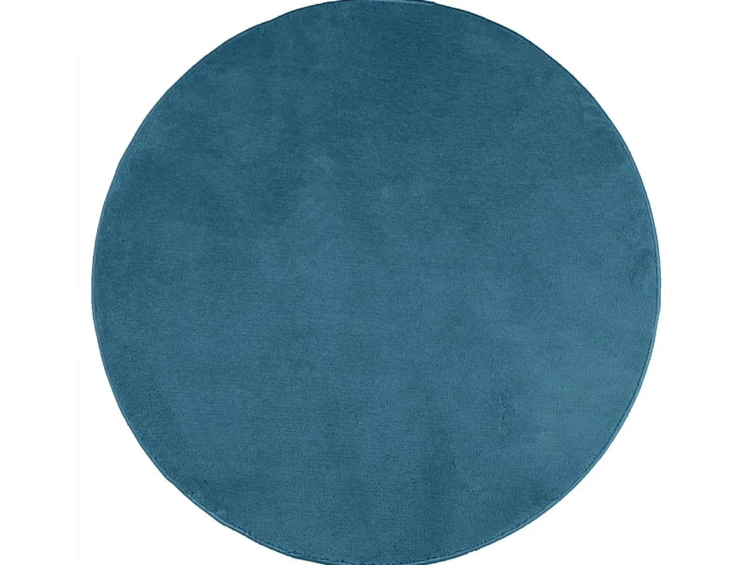Discount Clicnbuy Alfombra de pelo corto OVIEDO turquesa Ø 160 cm Azul