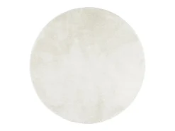 Online Clicnbuy Alfombra de pelo corto OVIEDO Ø 120 cm Crema