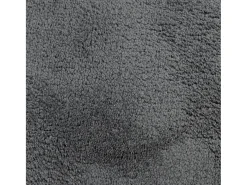 Alfombra de pelo corto OVIEDO gris antracita Ø 120 cm
