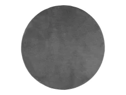 Alfombra de pelo corto OVIEDO gris antracita Ø 120 cm