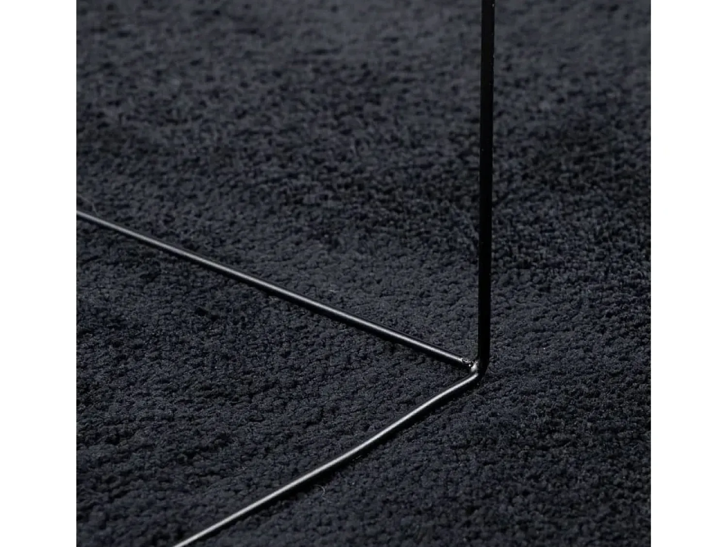 Clicnbuy Alfombra Redonda^Alfombra de pelo corto OVIEDO Ø 200 cm Negro