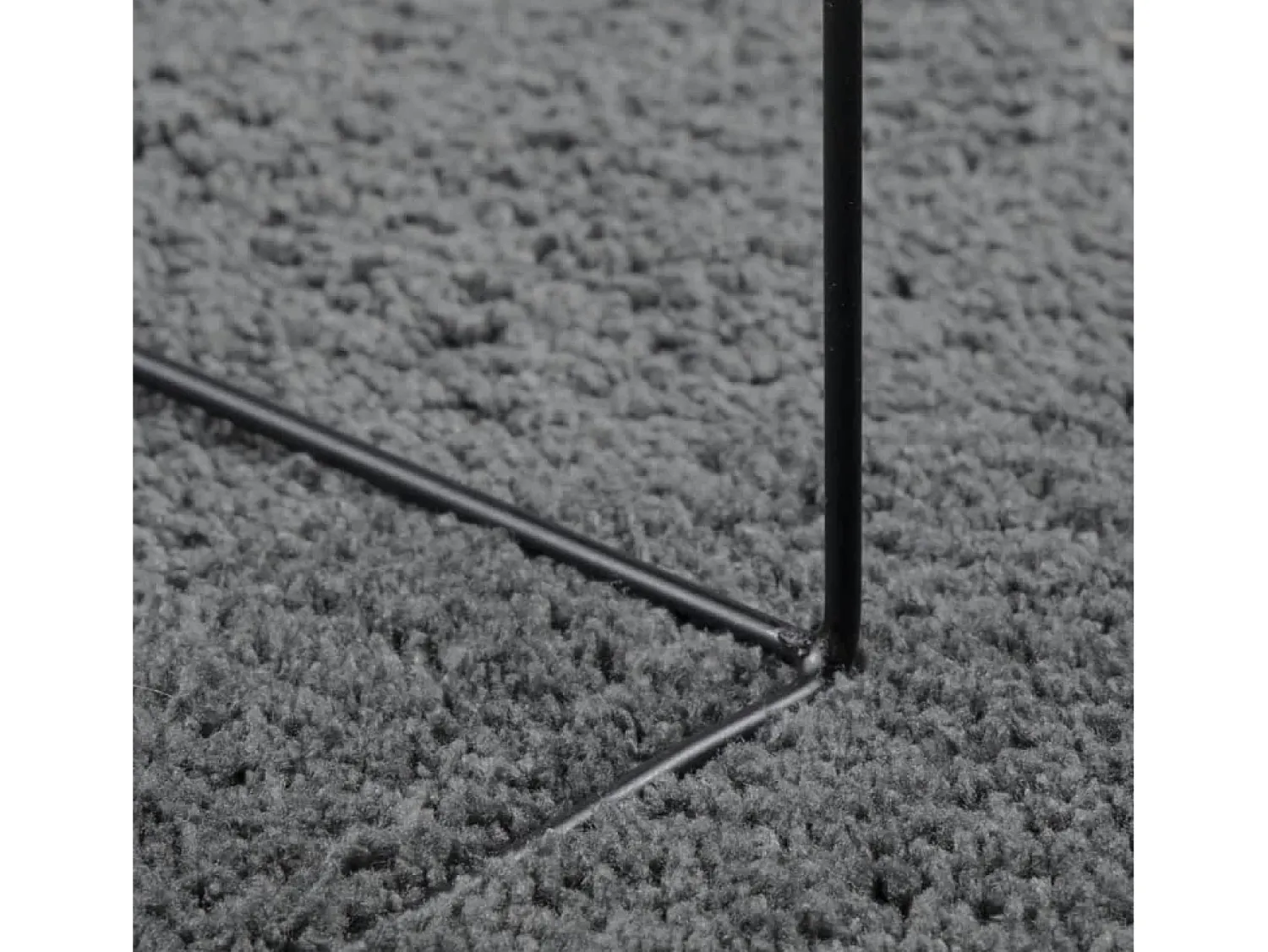 Discount Clicnbuy Alfombra de pelo corto OVIEDO Ø 200 cm Gris antracita