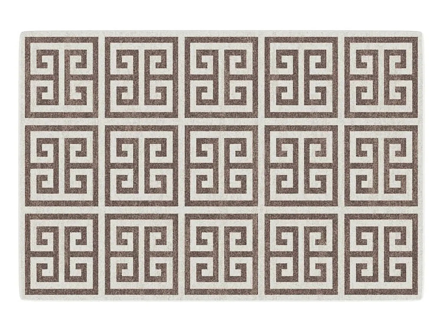 Sale Alfombra de pelo corto para interior y exterior, 120 x 180 cm, antideslizante. Marru00f3n