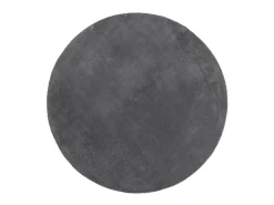 Alfombra De Salón|Alfombra Redonda^Alfombra de pelo corto suave lavable HUARTE antracita Ø 120 cm ES43388 Gris antracita