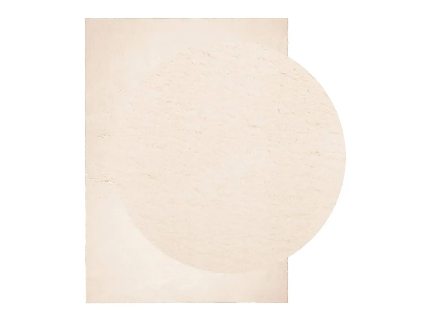 Alfombra De Salón^Alfombra de pelo corto suave lavable HUARTE 120x170 cm ES88776 Beige