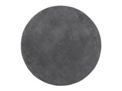 Alfombra De Salón|Alfombra Redonda^Alfombra de pelo corto suave lavable HUARTE antracita Ø 100 cm ES49715 Gris antracita