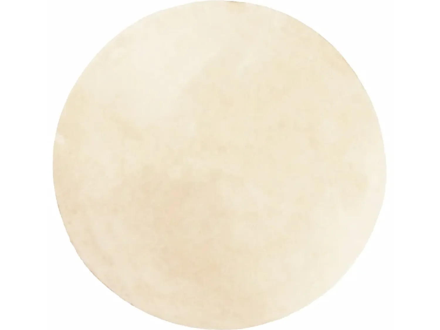 Online Alfombra de pelo corto suave lavable HUARTE Ø 100 cm ES85635 Crema