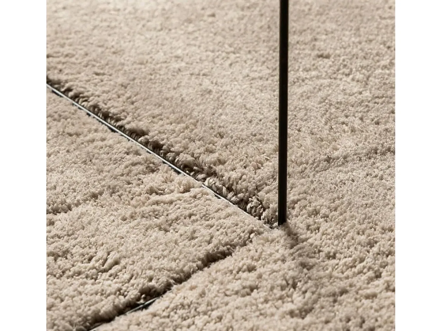 Clicnbuy Alfombra Redonda^Alfombra de pelo corto suave lavable HUARTE arena Ø 160 cm Marru00f3n