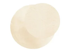 Alfombra de pelo corto suave lavable HUARTE crema Ø 200 cm ES15011
