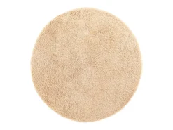 Hot Alfombra de pelo largo NAVARRA 160x160 cm poliéster Beige