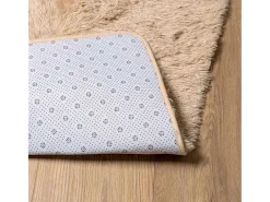 Alfombra De Cocina|Alfombra Redonda^Alfombra de pelo largo NAVARRA 240x240 cm poliéster Beige