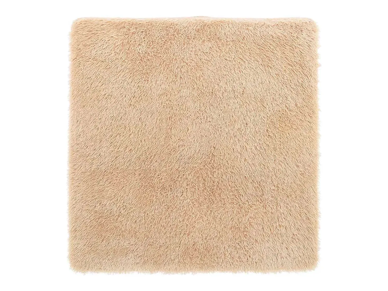 Hot Alfombra de pelo largo NAVARRA 160x160 cm poliéster Beige