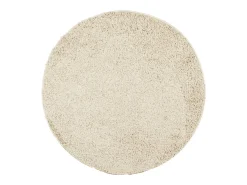 Best Clicnbuy Alfombra de pelo largo moderna Ø 160 cm Dorado