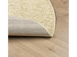 Best Clicnbuy Alfombra de pelo largo moderna Ø 160 cm Dorado