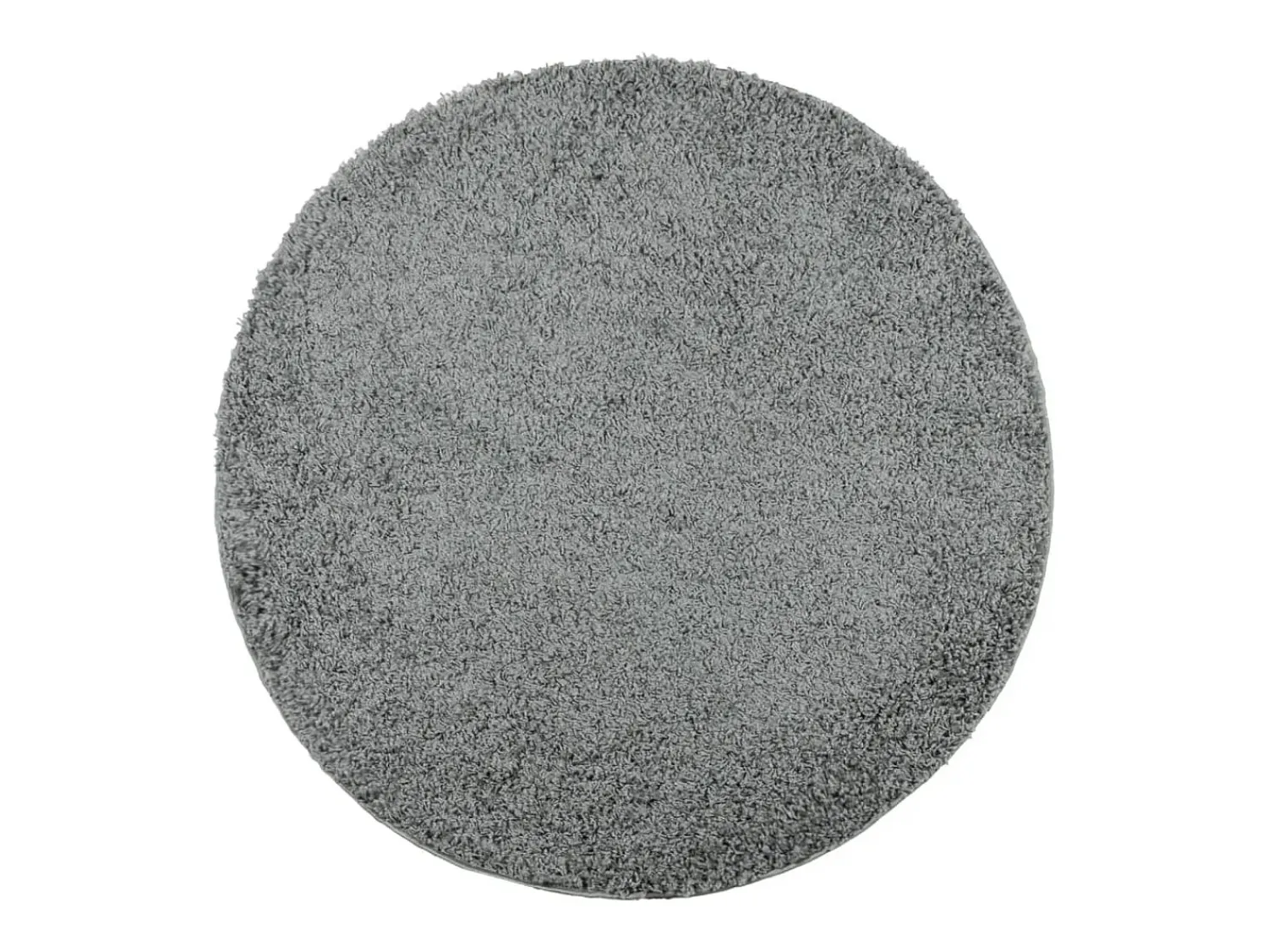 Clicnbuy Alfombra Redonda^Alfombra de pelo largo moderna Ø 120 cm Verde