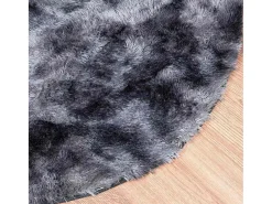 Best Alfombra de pelo largo NAVARRA oscuro 200x200 cm Gris