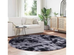 Best Alfombra de pelo largo NAVARRA oscuro 200x200 cm Gris