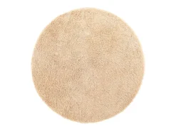 Alfombra De Cocina|Alfombra Redonda^Alfombra de pelo largo NAVARRA 100x100 cm poliéster Beige