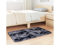 Alfombra de pelo largo NAVARRA oscuro 60x100 cm Gris