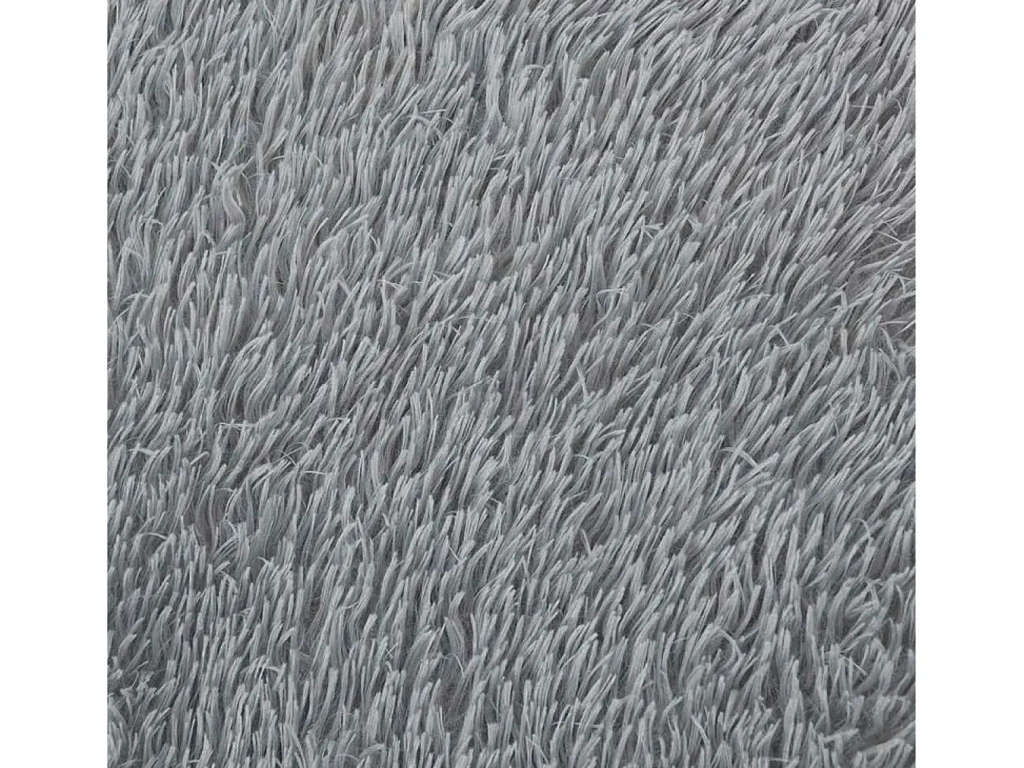 Alfombra de pelo largo NAVARRA gris claro 200x200 cm
