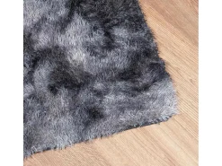 New Alfombra de pelo largo NAVARRA oscuro 240x340 cm Gris