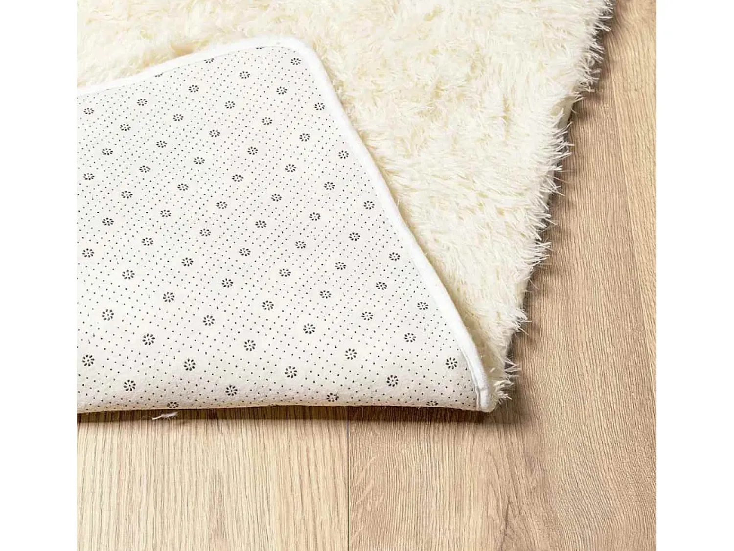Best Alfombra de pelo largo NAVARRA color crema 240x340 cm poliéster Blanco