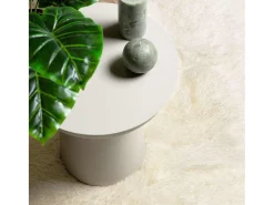 Best Alfombra de pelo largo NAVARRA color crema 240x340 cm poliéster Blanco