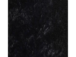 Alfombra De Cocina|Alfombra Redonda^Alfombra de pelo largo negra NAVARRA 240x240 cm poliéster Negro