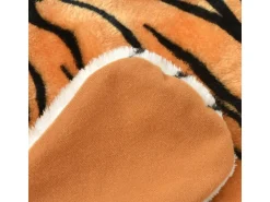 Alfombra Infantil^Alfombra de peluche Tigre 144 cm Marrón Decoración Realista para Niños y Adultos Marru00f3n