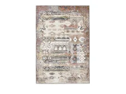 Alfombra De Salón^Alfombra de tejido plano con aspecto vintage 240x290 cm multi Corduletta Beige