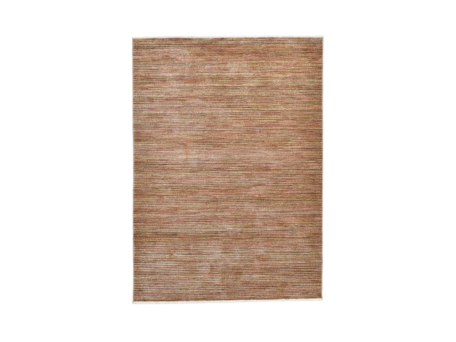 New Alfombra de tejido plano con aspecto corto 80x150 cm Óxido Corduletta Cobrizo