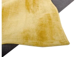 Alfombra de viscosa tejida a mano 160x230 cm Oro Shine