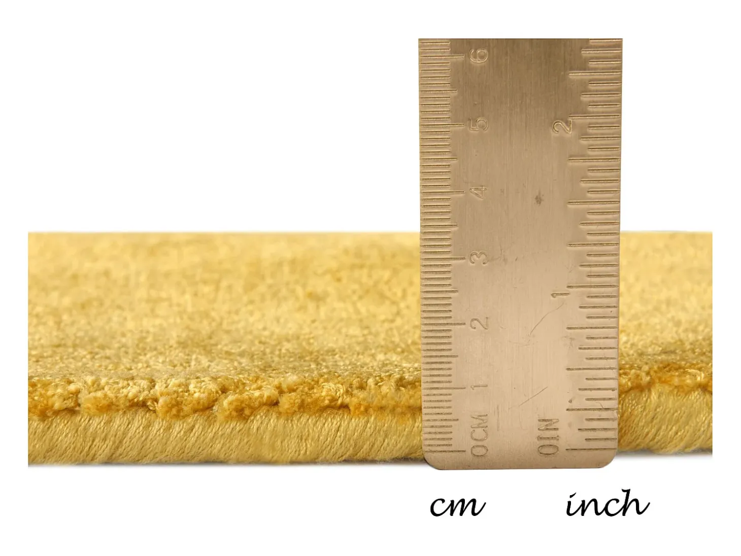 Alfombra de viscosa tejida a mano 160x230 cm Oro Shine