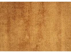 Alfombra de viscosa tejida a mano 65x135 cm Ocre Shine